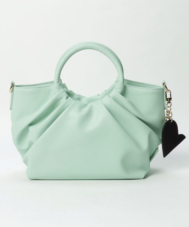 LANVIN en Bleu ラルム 2WAYショルダーバッグ ライトグリーン