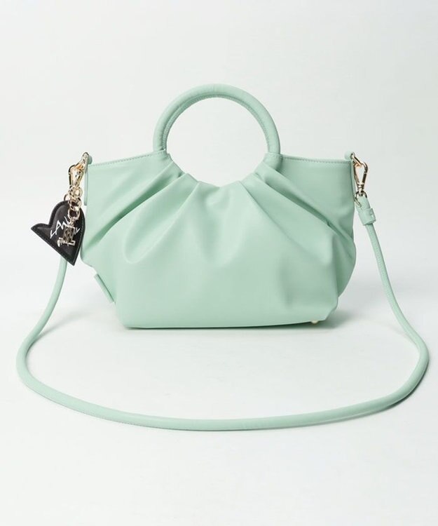 LANVIN en Bleu ラルム 2WAYショルダーバッグ ライトグリーン