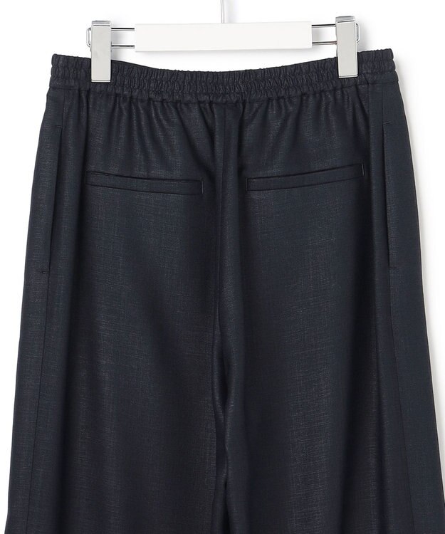 23区 【先行予約】リネンライクグロッシー ワイドパンツ ネイビー系