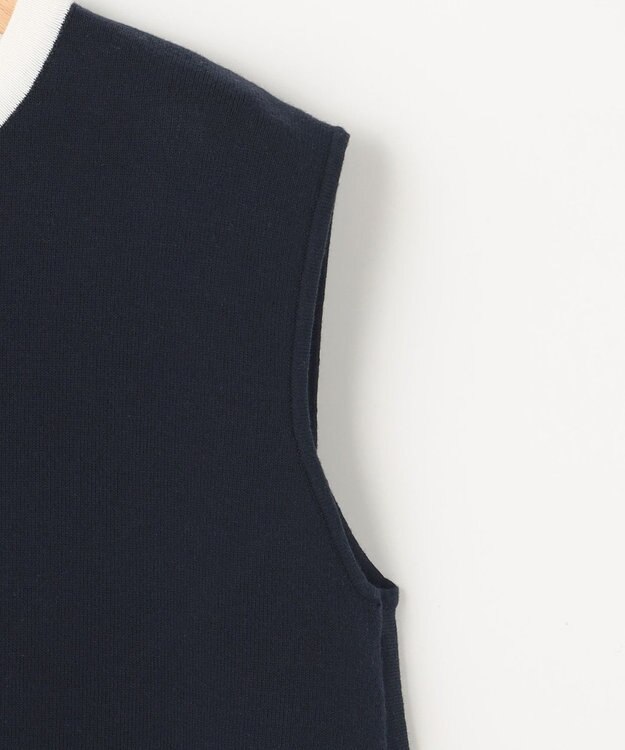 組曲 S 【アンサンブル対応可】CHAIスリーブレス ニット ネイビー系