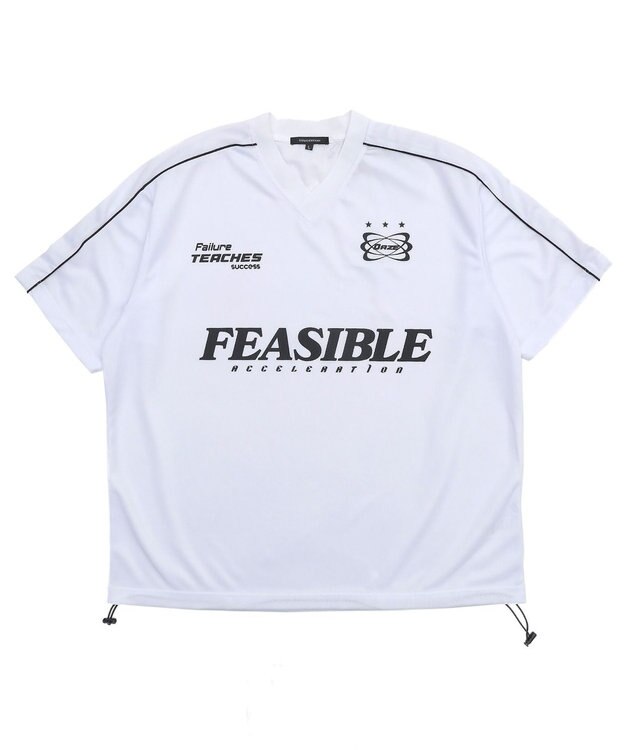 WEGO パイピングサッカーT（SS） ホワイト