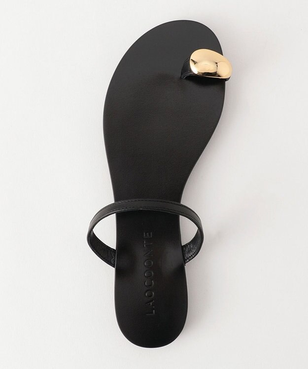 23区 LAOCOONTE リングフラットサンダル ゴールド