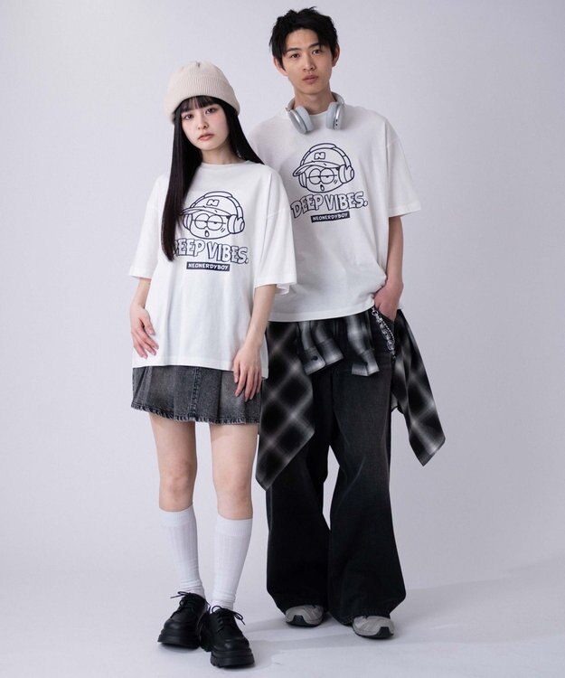 WEGO 【ユニセックス着用ITEM/XSSMLXLサイズ展開】アソートグラフィックBIG　T（SS） 柄19