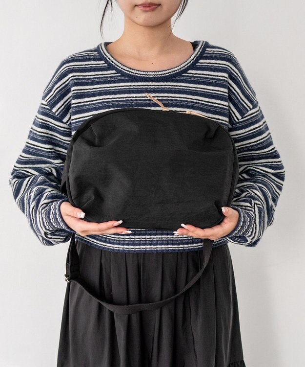 NIZYU KANO FUKUI SIWAナイロンボディバッグ Lサイズ ブラック
