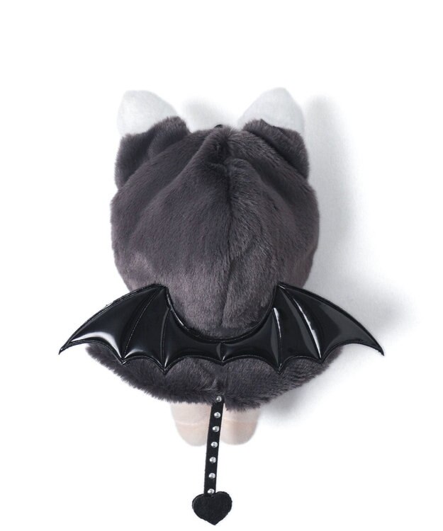 WEGO 【痛バ＆推し活グッズ】ぬいアニマルケープ10cm ダークグレー