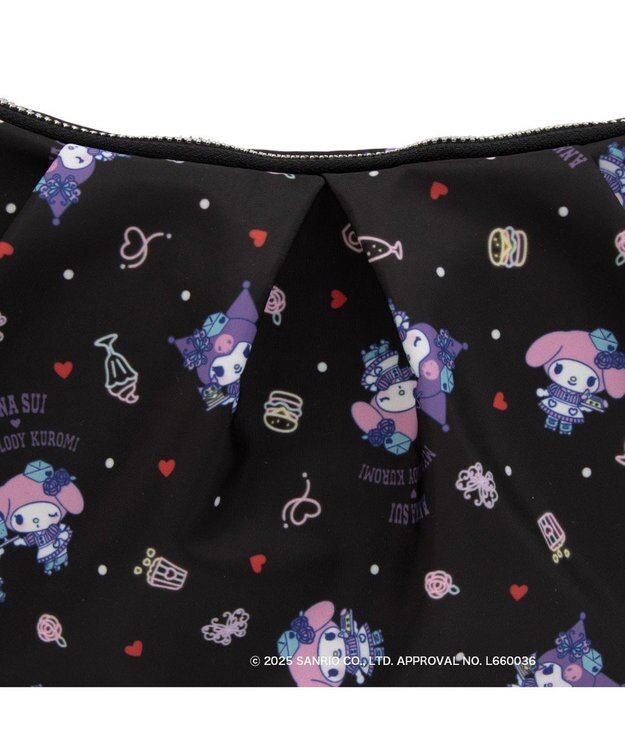 ANNA SUI ANNA SUI × MY MELODY & KUROMI ショルダーバッグ クロ