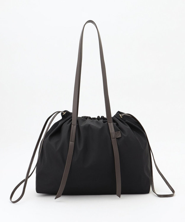 自由区 【カタログ掲載】ドロストトート バッグ ブラック