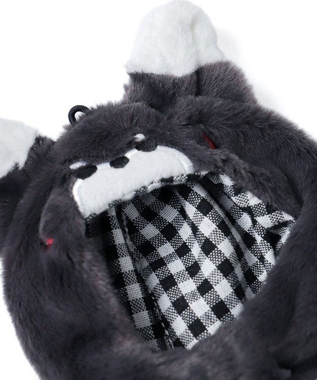 WEGO 【痛バ＆推し活グッズ】ぬいアニマルケープ10cm ダークグレー