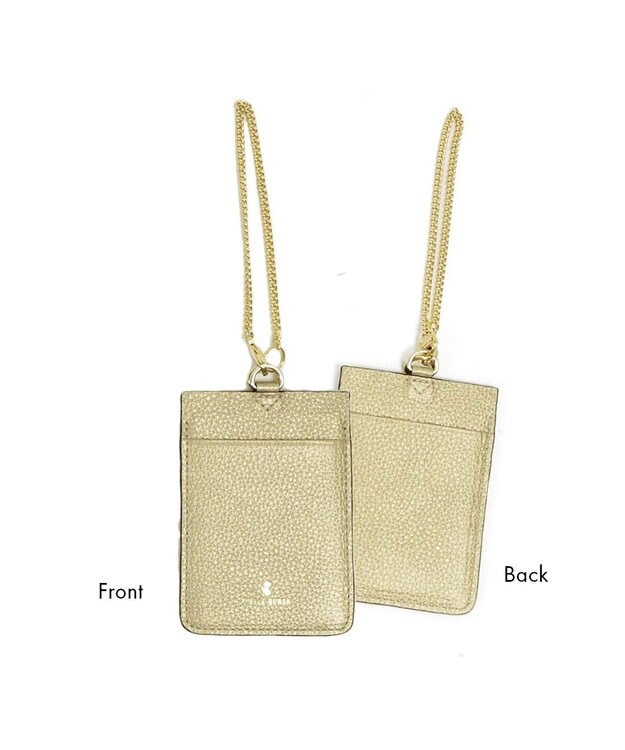 PELLE BORSA ICカードケース Reinette Goods レネットグッズ 4755 ゴールド