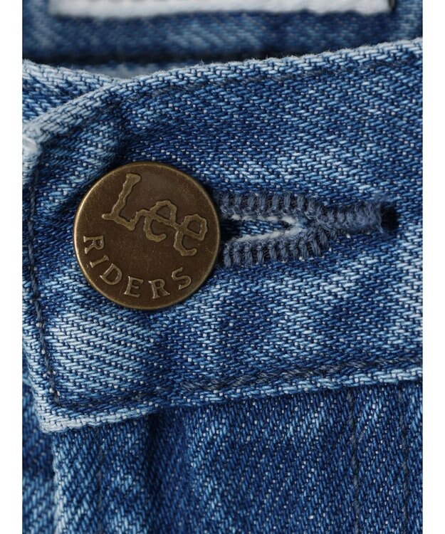 earth music&ecology Ｌｅｅ×ｅ．ｍ．ａ．ｅ　切替デニムフレアパンツ Indigo