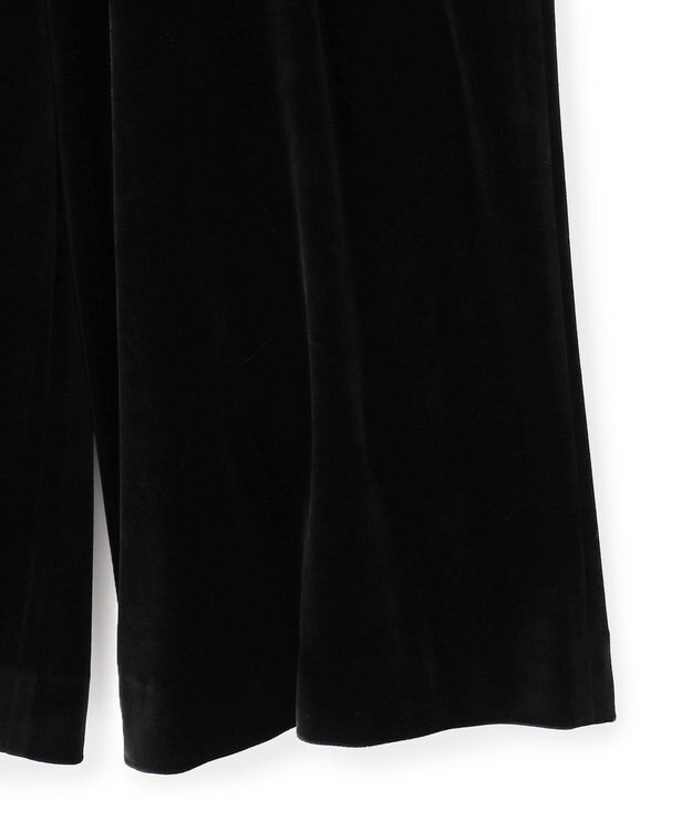 23区 【SACRA】トリアセテートベロア サロペット ブラック系