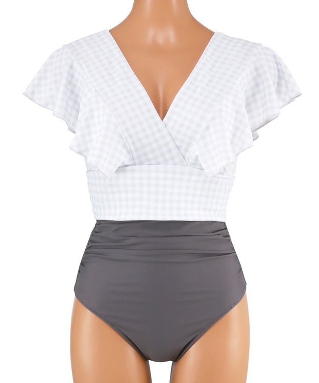 San-ai Resort（三愛水着楽園） 【SALE】カバーデザイン　ノンワイヤー水着　9M　【San-ai Resort（サンアイリゾート）】 グレー