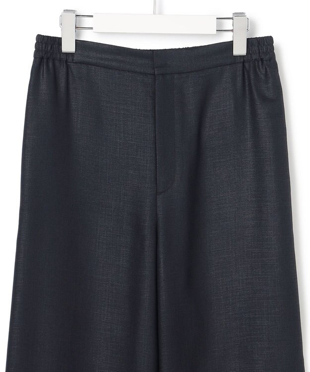 23区 【先行予約】リネンライクグロッシー ワイドパンツ ネイビー系