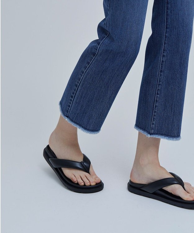 BEIGE， 【洗える】VICTOR / カットオフデニム Indigo Blue