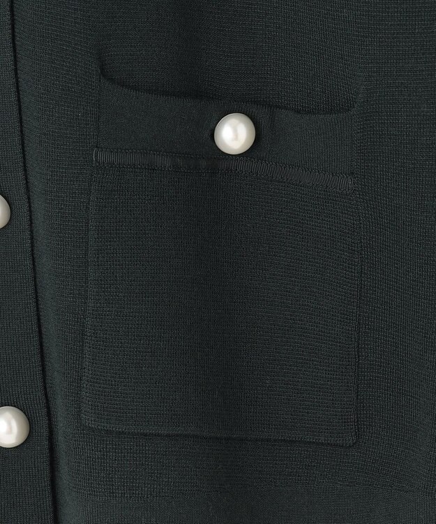 23区 【CLASSY.1月号掲載】ウールブレンド カーディガン ダークグリーン系