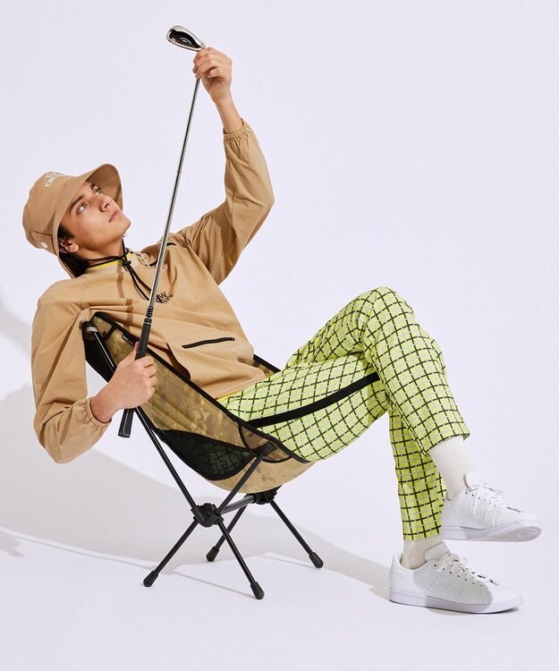 PW CIRCULUS 【MEN】チェックパンツ イエロー系5