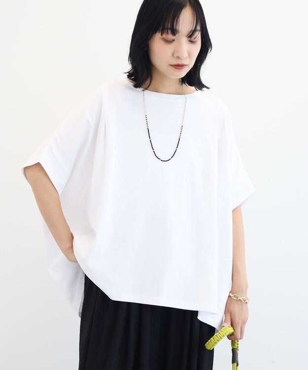 Green Parks 配色ビーズスライドネックレス Beige