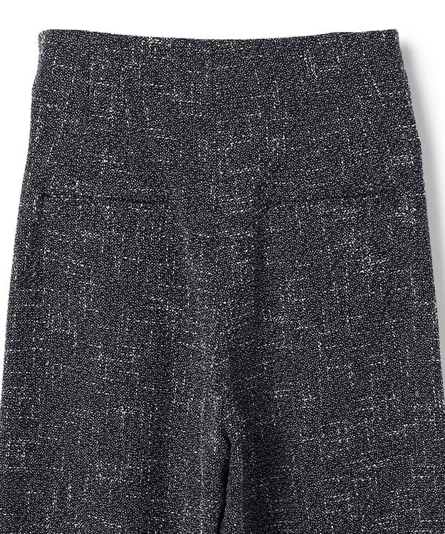 BEIGE， TRIPHANE / ハイウエストツイードタックパンツ Navy Mix