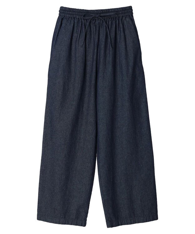 Green Parks イージーワイドパンツ Indigo