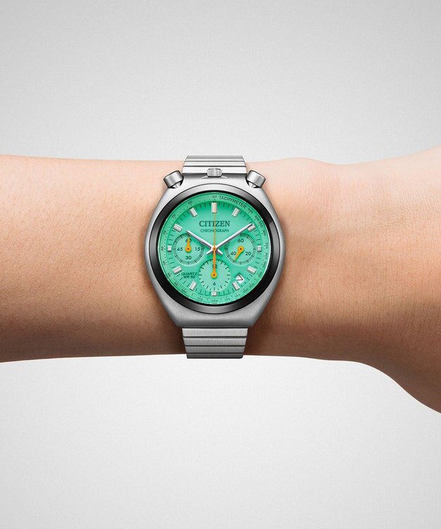 CITIZEN 【PLAYGROUND Edition 特定店限定モデル】ツノクロノ 数量限定 AN3660-73X シルバー