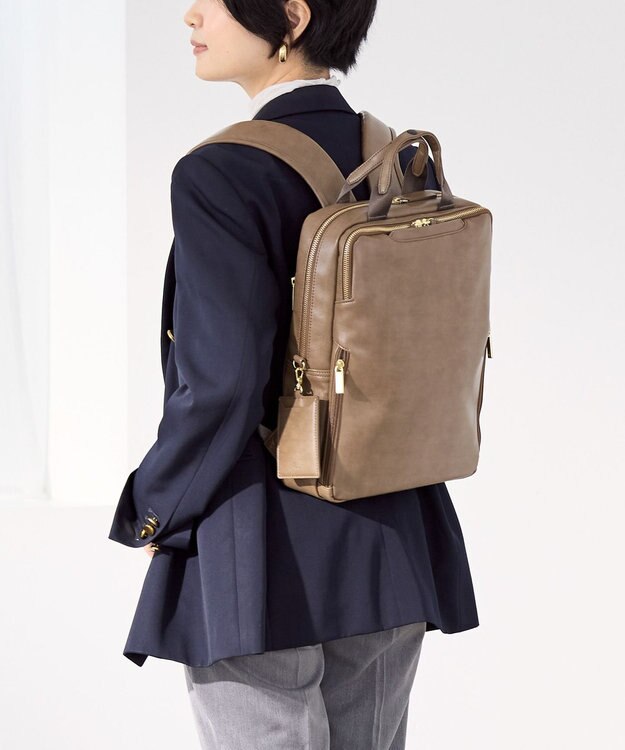 ACE BAGS & LUGGAGE ace. フィッテムクラス ビジネスリュック A4 13.3インチPC 12L 68691 エース シガーブラウン