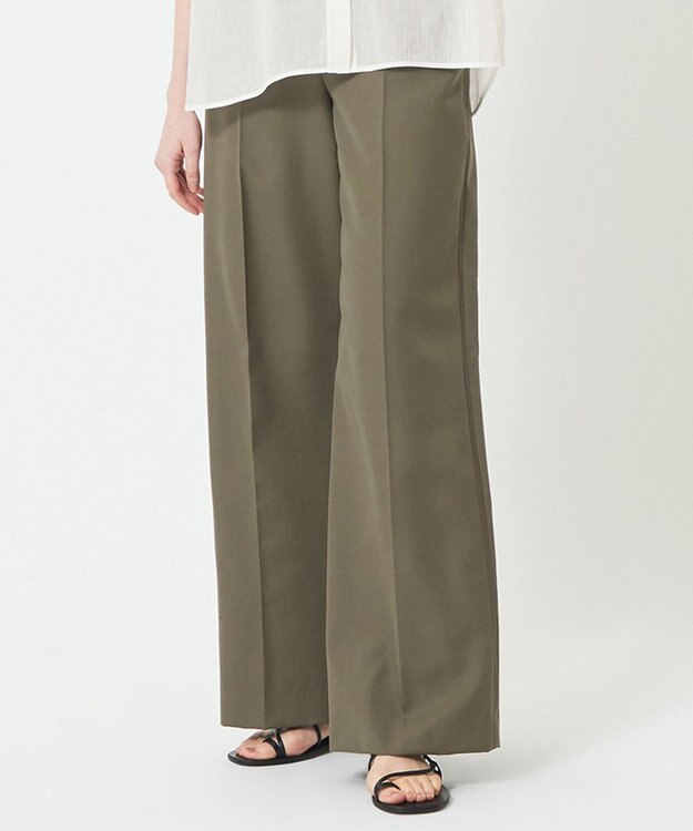BEIGE， WISTERIA / ワイドパンツ Khaki