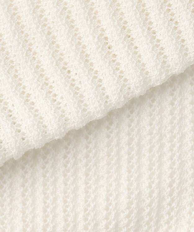 組曲 【先行予約・WEB限定】レーシーニット レース襟付き カーディガン ホワイト系