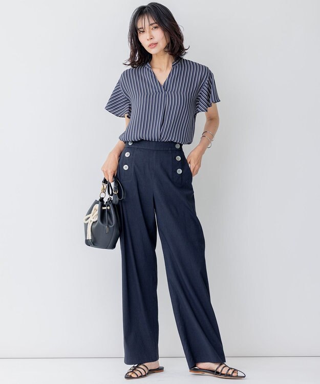 23区 【CLASSY.6月号掲載】ロープバケツ バッグ ブラック系