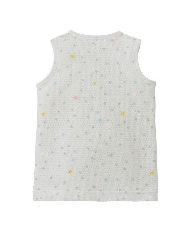 MIKI HOUSE HOT BISCUITS メッシュ短肌着2枚セット 白