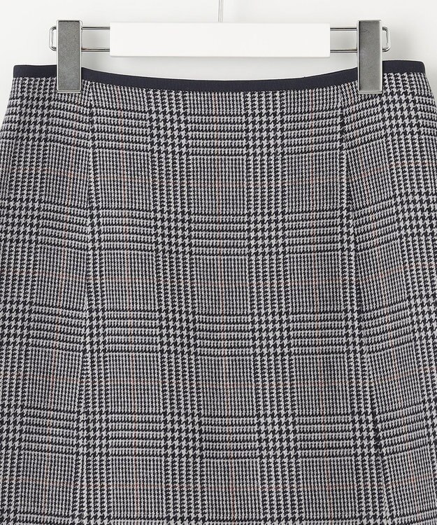 J.PRESS LADIES ミルドウールリバーチェック スカート ネイビー系3