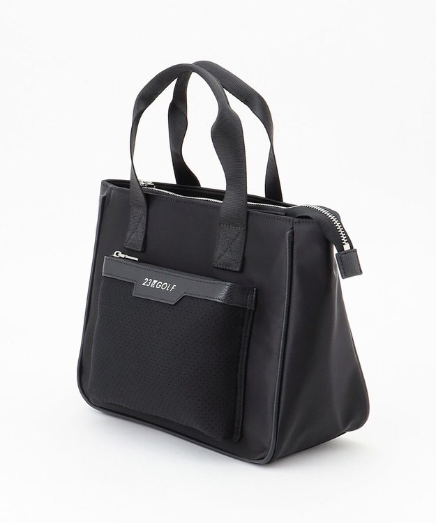 23区GOLF 【UNISEX】ツイルコンビ カートバッグ ブラック系