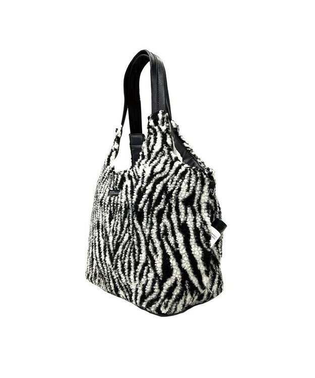 ROOTOTE 1335【肩掛け・A4サイズ収納】LT.デリ.ラウンド.ボア-A 01：ゼブラ