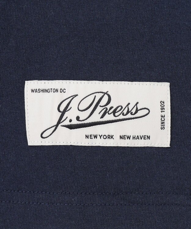 J.PRESS MEN 【NYUZELESS】1902 グラフィック Tシャツ ネイビー系