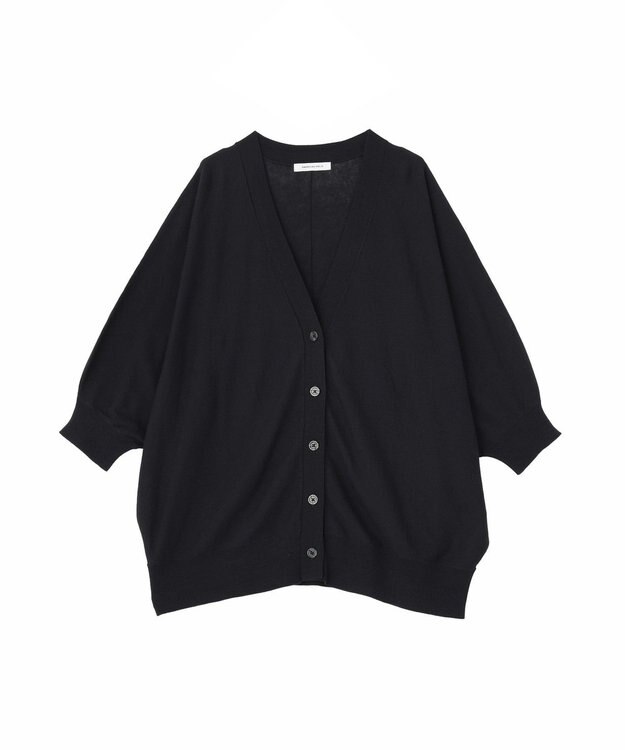 AMERICAN HOLIC 【先行予約】【WEB限定】UVカットドルマンカーディガン Black