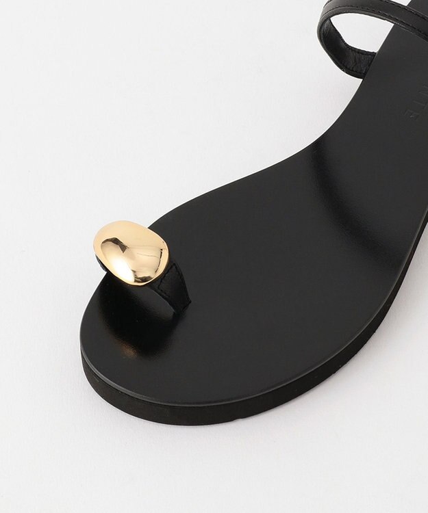 23区 LAOCOONTE リングフラットサンダル ゴールド