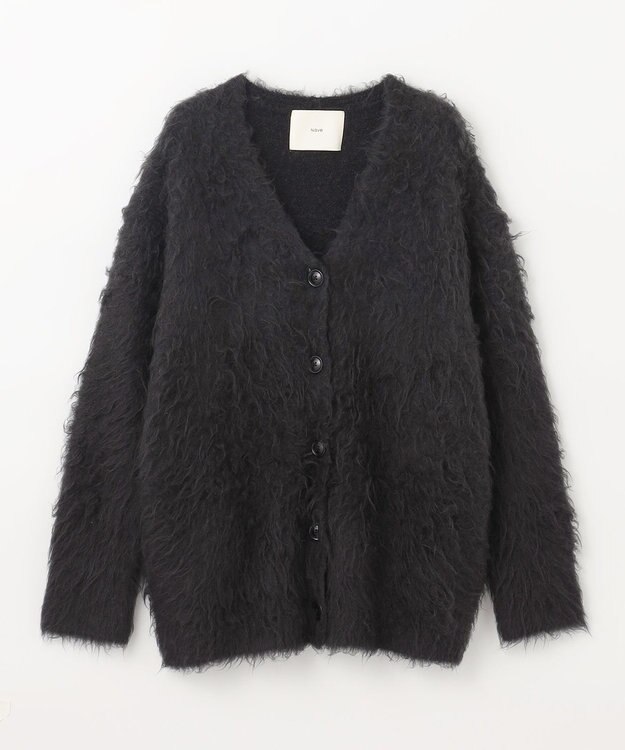 NAVE 【Nave】モヘアシャギー カーディガン ブラック系