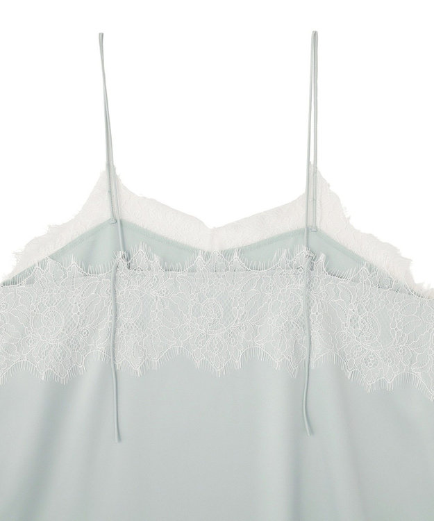 AMERICAN HOLIC レースサテンキャミワンピース Mint