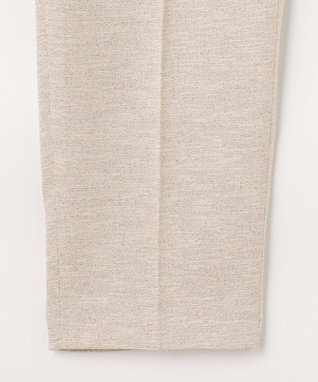 組曲 ライトリネンライクテーパード パンツ ベージュ系