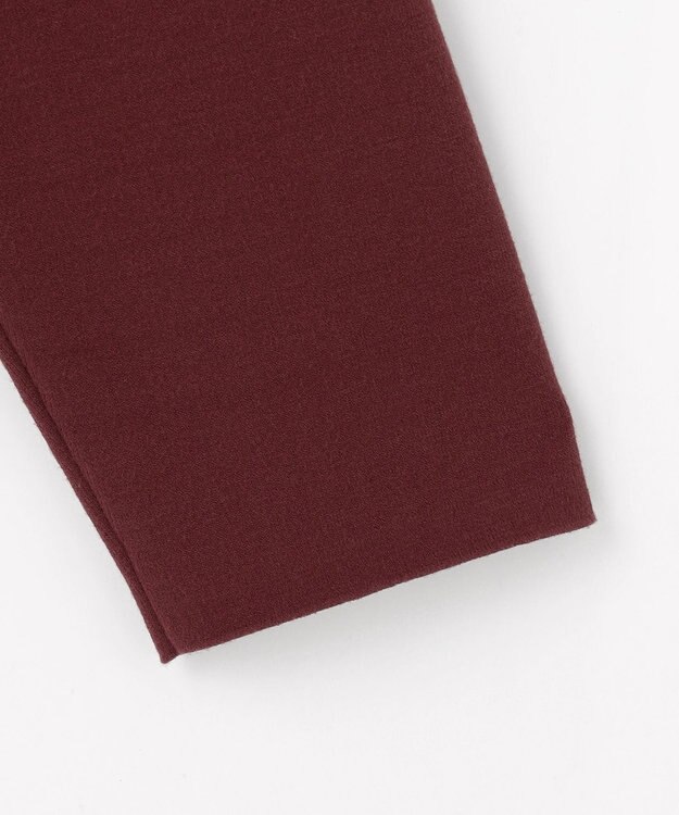 自由区 S レーヨンストレッチ カーディガン ボルドー