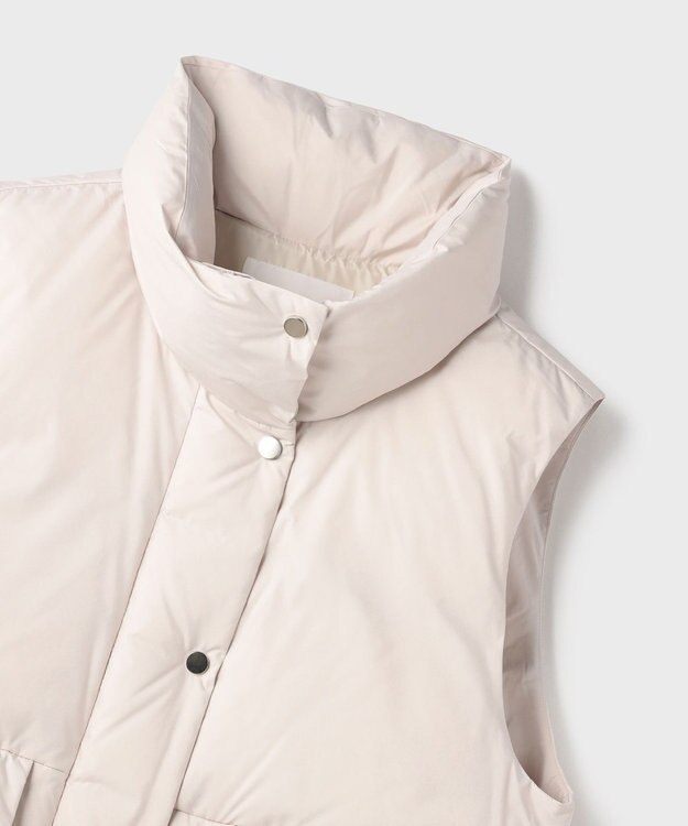 GRACE CONTINENTAL スタンドカラーダウンベスト キナリ