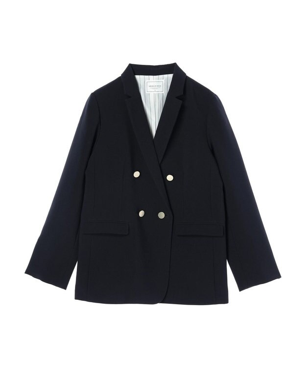 AMERICAN HOLIC Ｗボタンテーラードジャケット Navy