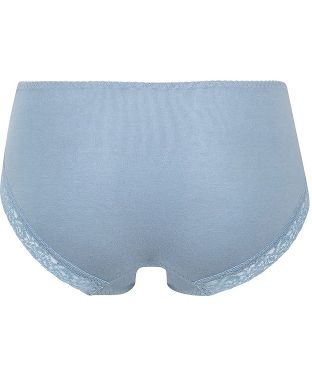 Wing ペアショーツ【重力に負けないバストケアBra】はきこみ丈あさめ　ウイング／ワコール　KF2308 グレイッシュブルー