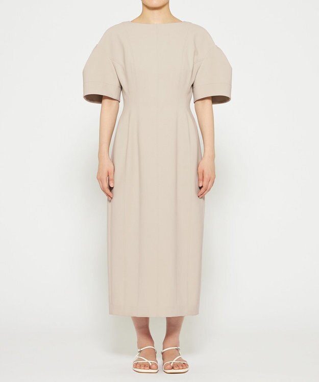 uncrave プルーフダブルクロス ワンピース グレージュ