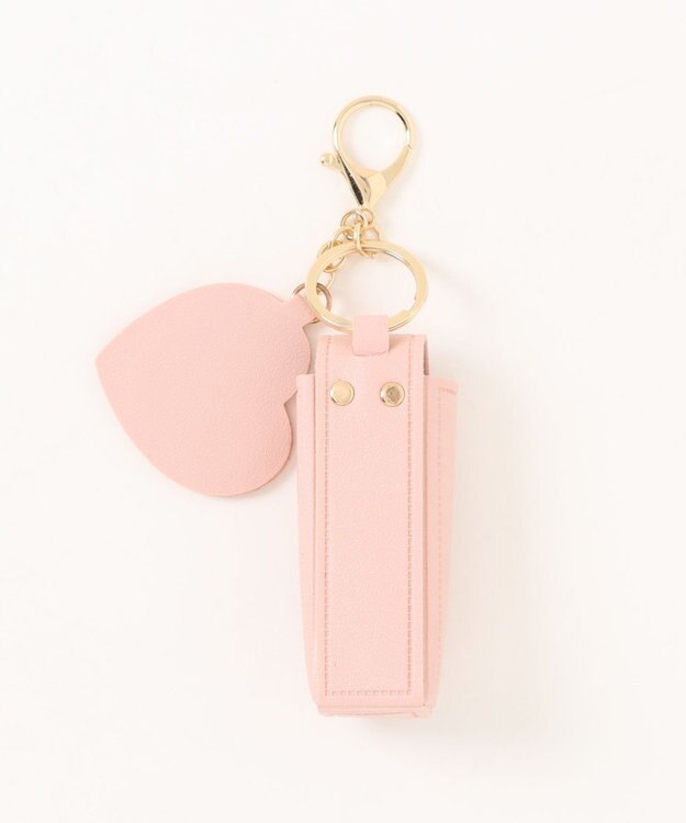 UNBILLION カシュカシュ cachecache / ハートミラー付きリップケース ピンク