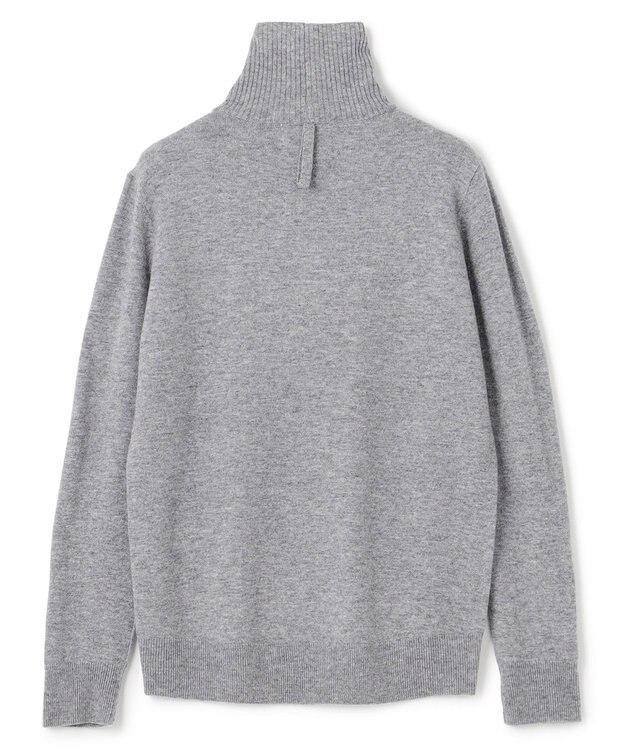 BEIGE， 【WEB限定・S-size】ROGAN / タートルネックニット Sax×L Gray