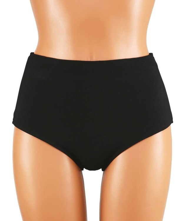 San-ai Resort（三愛水着楽園） WEB限定　ペプラム無地/チェック3点セット水着【Beach Queen（ビーチクイーン）】 ホワイト（チェック）