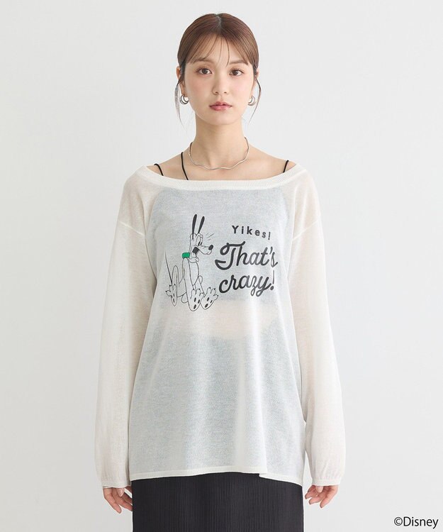 earth music&ecology Ｐｌｕｔｏ／シアーニット Off White