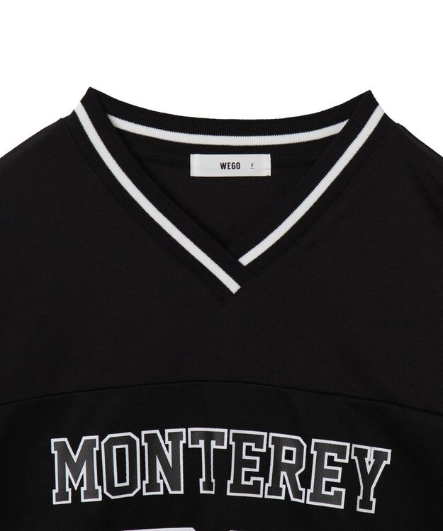 WEGO ナンバリングキリカエプルオーバー ブラック