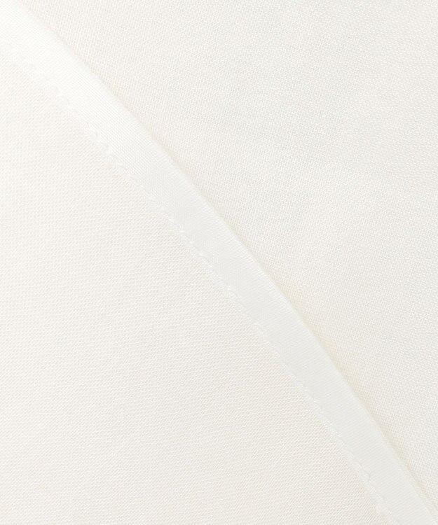 自由区 【カタログ掲載・接触冷感・洗える】シアーラミーローンクロップド丈 ブラウス オフ