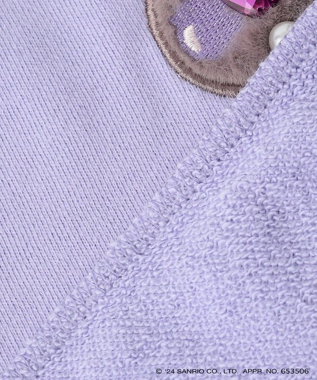 ANY KIDS 【any FAM×サンリオキャラクターズ】カップケーキトレーナー ラベンダー×クロミ